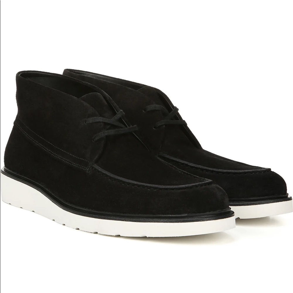 VINCE WAYDE CHUKKA BLACK SUEDE LEATHER BOOT NWT SZ 11